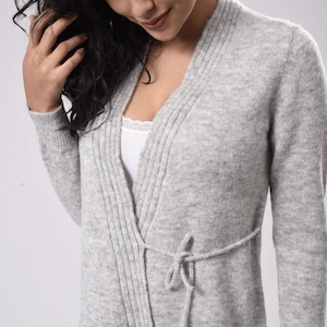 Alpaca Wool Kimono Cardigan: Soft Merino Wrap Sweater