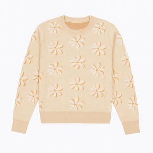 Cashmere Blend Knit Sweater: Handmade Cozy Pullover