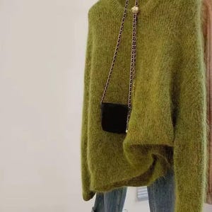 Vintage 90s 2000s Cashmere Gyna Sweater - Boho Style Gift for Teens Retro Fashion Lovers