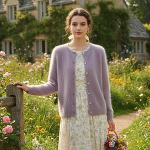 Cashmere Soft Button-Front Sweater